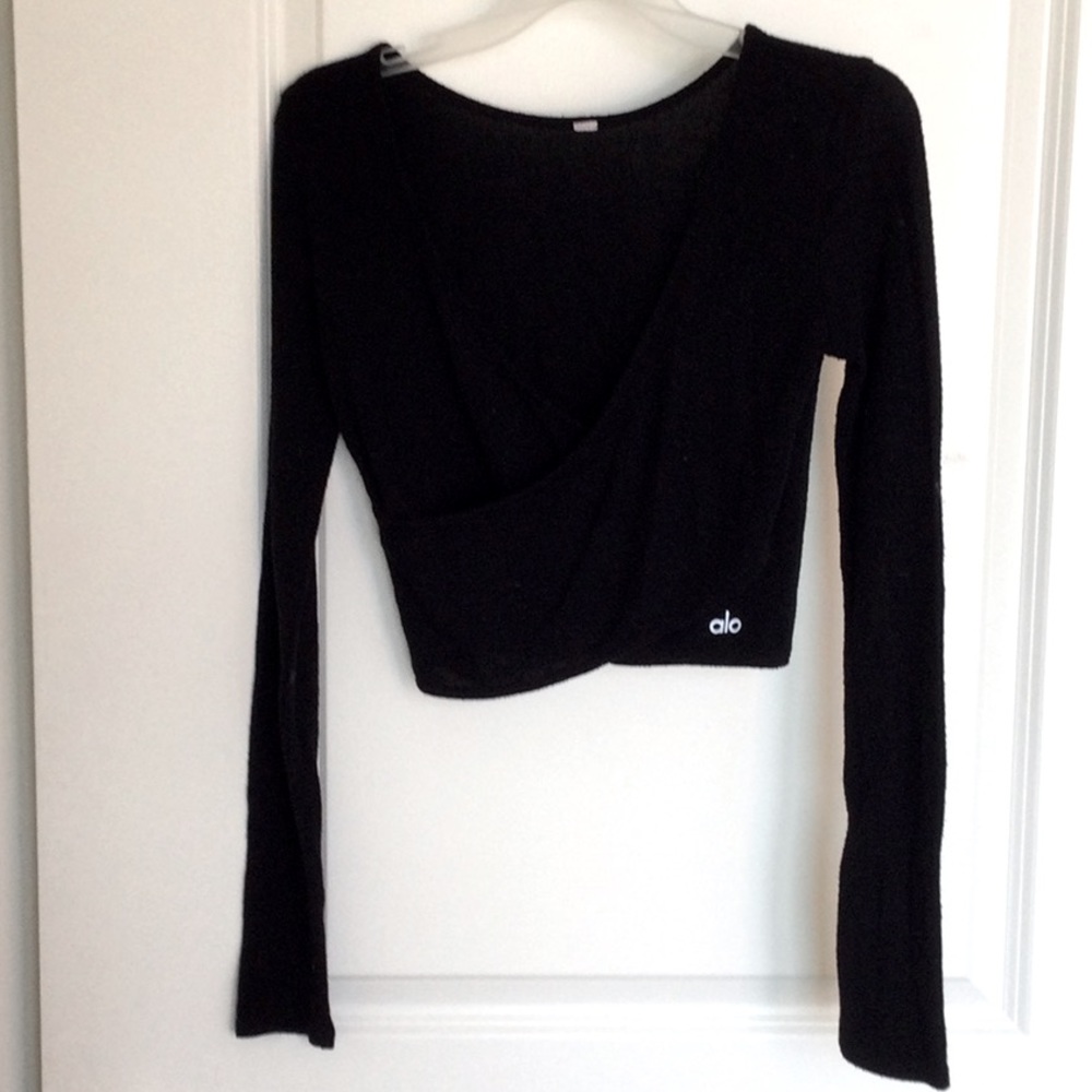Alo wrap front sweater